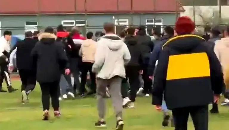 Amatör Maçta Kavga! Jandarma Müdahale Etti